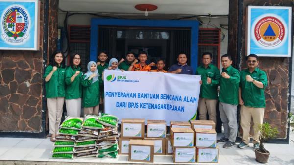 Peduli Bencana Sumut-Aceh, BPJS Ketenagakerjaan Salurkan Bantuan Lewat BPBD