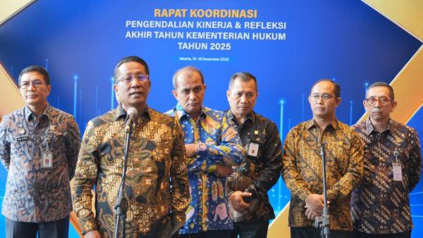 Capaian Kinerja Kemenkum 2025 Dorong Layanan Hukum Berkualitas di Daerah