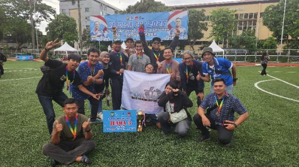 Tampil Solid, IJTI Pokja Wartawan Depok Raih Juara 3 Turnamen Antar Jurnalis Kapolda Cup