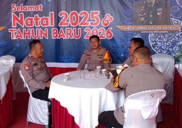 Operasi Lilin 2025: Wakapolres Pringsewu Cek Pos, Pelayanan Humanis Jadi Prioritas