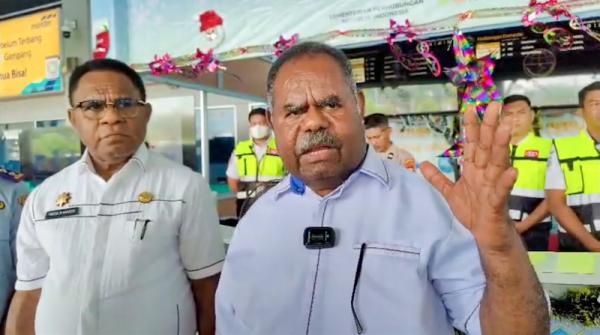Jelang Natal dan Tahun Baru, Gubernur PBD Cek Kesiapan Pos Pengamanan Nataru di Kota Sorong