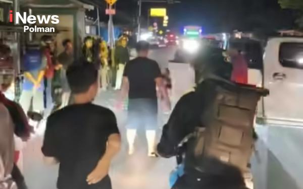 Kecelakaan di Polman, Motor dan Mobil Tabrakan di Jalur Trans Sulawesi