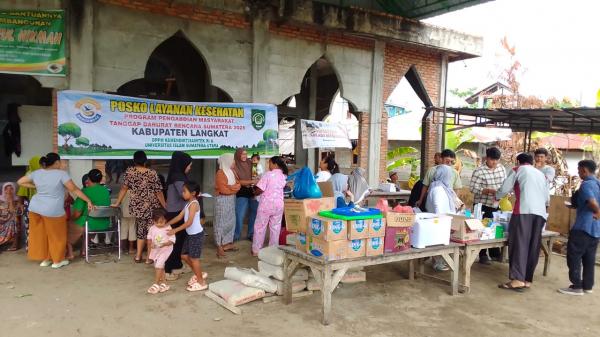 Aksi Kemanusiaan, UISU Kerahkan Tim Medis Layani Korban Banjir Langkat