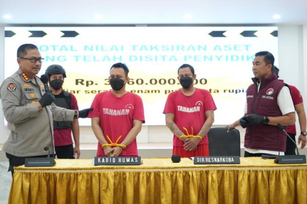 Aliran Dana Narkoba Terkuak, Aset Rp3,16 Miliar Disita