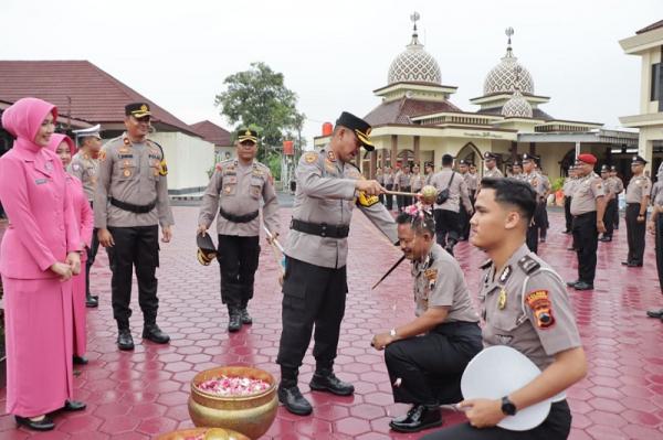 Selamat! 123 Personel Polres Grobogan Naik Pangkat, Kapolres Ingatkan Profesionalisme