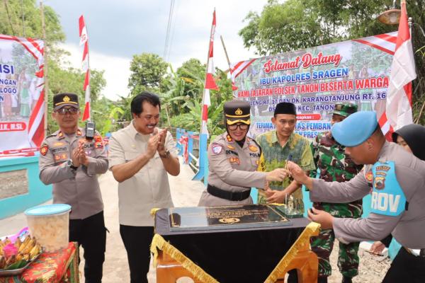 Bye-bye Jalan Memutar! Jembatan Merah Putih Presisi Sragen Resmi Jadi Jalur Ekonomi dan Pendidikan
