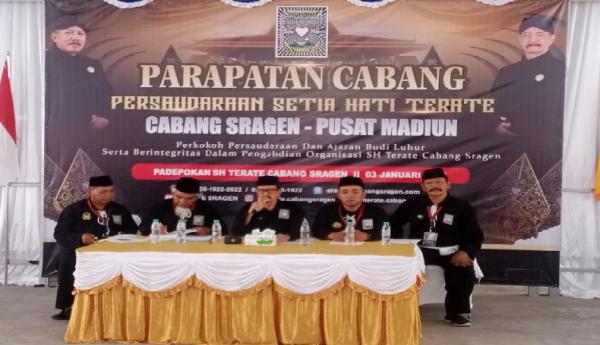 Parapatan Cabang PSHT Sragen Berlangsung Aman dan Sukses, 3 Calon Ketua Diajukan ke Pusat Madiun