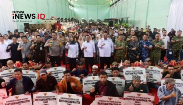 Andi Sudirman Salurkan 812 Unit Alsintan Senilai Rp120 Miliar untuk Petani Sulsel