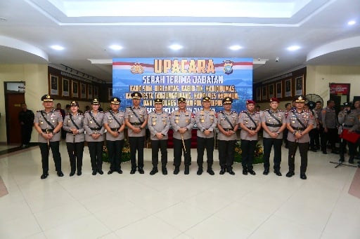 Kapolda Kepri Pimpin Sertijab, Pejabat Utama hingga Kapolres Berganti