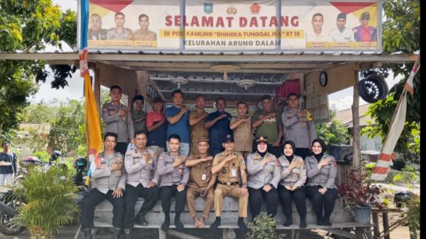 Poskamling Bhinneka Tunggal Ika Koba Juara Lomba Satkamling Tingkat Polda Babel