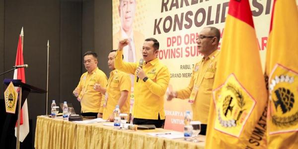 Amankan 23 Suara, MKGR Sumatera Utara Solid Dukung Hendriyanto Sitorus Pimpin Golkar