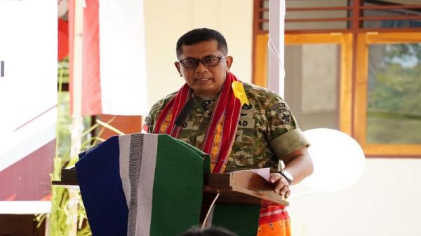 TNI AD dan PLN Hadirkan Gedung SMPN Baru di Oepoli, Perbatasan RI-RDTL