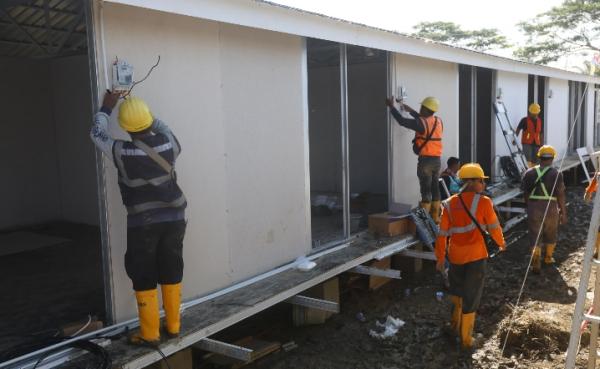 Infrastruktur Listrik Rampung, Huntara Aceh Tamiang Mulai Siap Ditempati