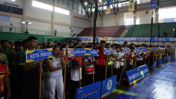 Puluhan Klub Voli Jatim Berebut Juara di Kejurprov U-18 Tulungagung