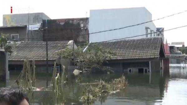 Banjir Belum Surut, Warga Periuk Tangerang Mulai Diserang Penyakit Kulit Hingga Kelaparan!