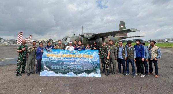 Cegah Banjir dan Longsor Susulan, BMKG Gelar Operasi Modifikasi Cuaca di Jawa Barat