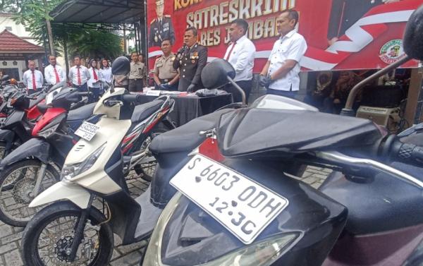 Puluhan Kendaraan Motor Curian di Jombang Akan Dikembalikan ke Pemilik