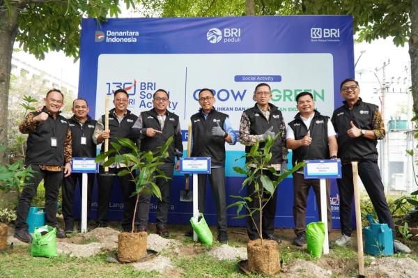 BRI Medan Dorong Keberlanjutan Lingkungan Lewat Program Grow & Green