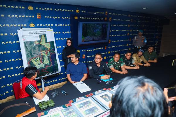 Polisi Ungkap Terduga Pelaku Pemburu Macan Tutul di Hutan Sanggabuana
