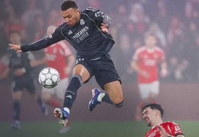 Hasil Lengkap Liga Champions: Real Madrid Tumbang di Markas Benfica