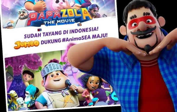 Karakter Animasi Lokal Bersatu, Si Juki hingga Jumbo Dukung Papa Zola The Movie