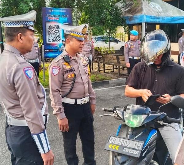 Operasi Keselamatan Telabang 2026, Satlantas Polresta Palangka Raya Cek Kendaraan Personel