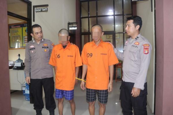 Bawa 100 Pil Ekstasi, Dua Kurir Narkoba Dibekuk Satnarkoba Polres Pringsewu