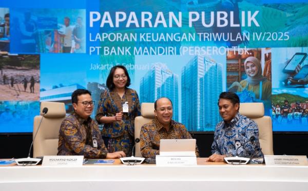 Kinerja Moncer 2025, Aset Bank Mandiri Tumbuh 16,6 Persen
