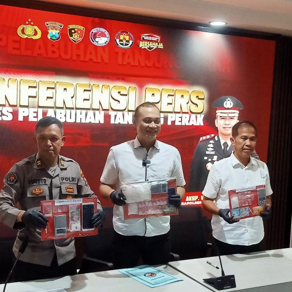 Awal Tahun Genderang Perangi Narkoba Ditabuh Polres Pelabuhan Tanjung Perak, Tangkap 55 Tersangka