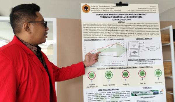 Riset 20 Tahun Kepemimpinan 3 Presiden, Mahasiswa Untag Temukan Hubungan Korupsi dan Kemiskinan