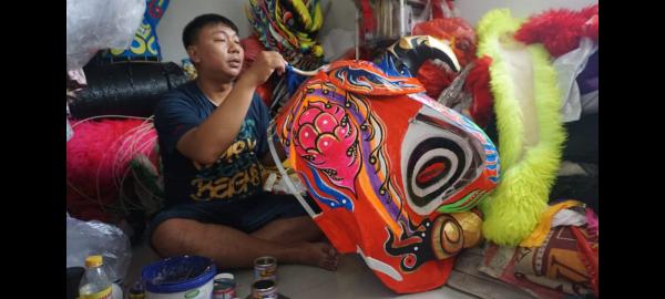 Berawal Memperbaiki, Kini Julius Setiawan Jadi Ahli Pembuat Barongsai Beromzet Jutaan Rupiah