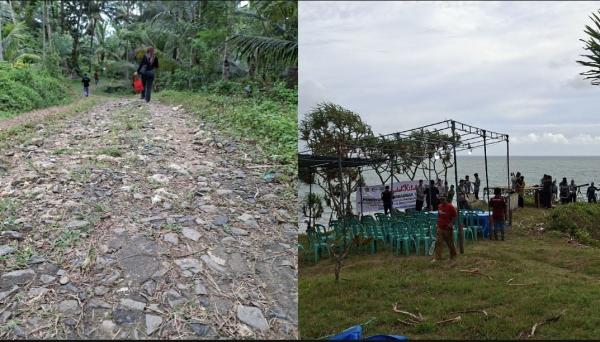 Jalan Titik Pantau Hilal di Pangandaran Rusak Parah, Warga: Setiap Tahun Dipakai, Kenapa Dibiarkan?