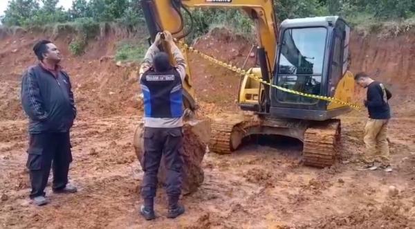 Tambang Ilegal di Parung Panjang Kabupaten Bogor Disegel, Diduga Tak Kantongi Izin