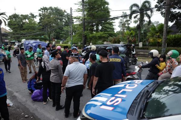 Berbagi Takjil hingga Buka Puasa, Cara Polres Gowa Rangkul OKP dan Ojol Jaga Kamtibmas