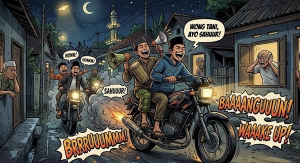 Bukan Pahala, Bisa Jadi Dosa! Aksi Sahur Brong Disorot Pimpinan Ponpes Riyadussalikin