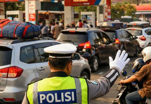 Antisipasi Antrean SPBU, Polda Jateng Imbau Pengendara Isi BBM Lebih Awal saat Mudik