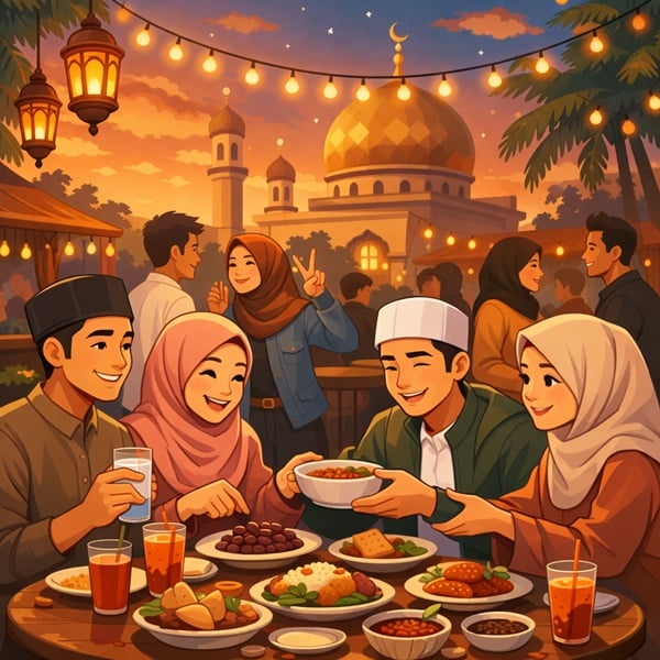 Ngumpul Pas Bukber Puasa Ramadan Itu Sunah Gak Sih? Ini Jawabannya