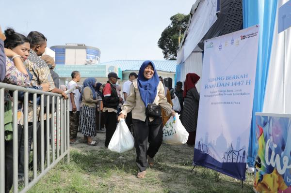 Pasar Murah Ramadan di Medan Diserbu Warga, 1.200 Paket Sembako Disiapkan