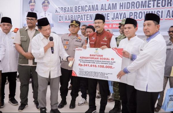 Pidie Jaya Tercepat Laporkan Dampak Bencana, Bupati Sibral: Bantuan Pusat Rp241,6 M mulai Disalurkan