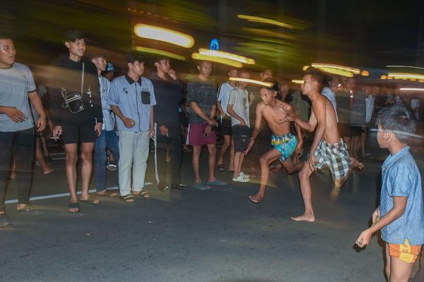 Potret Lomba Lari Malam Bulan Puasa 