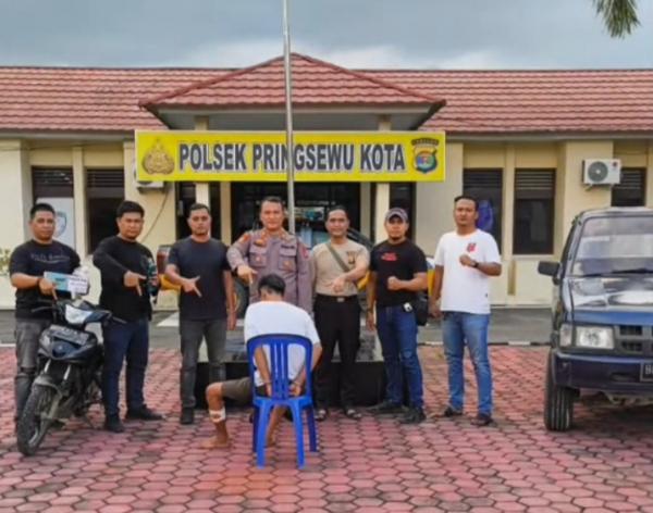 Kabur Usai Gasak Mobil Warga, Residivis di Pringsewu Akhirnya Tak Berkutik Dibekuk Polisi