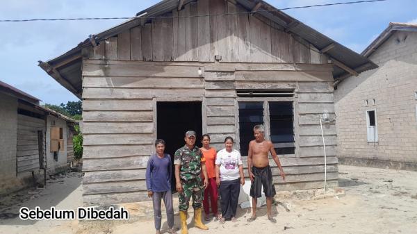 Dari Dinding Reyot Menjadi Harapan Baru: Kisah Rumah Pak Iwan yang Disentuh Tangan Tulus TNI AD