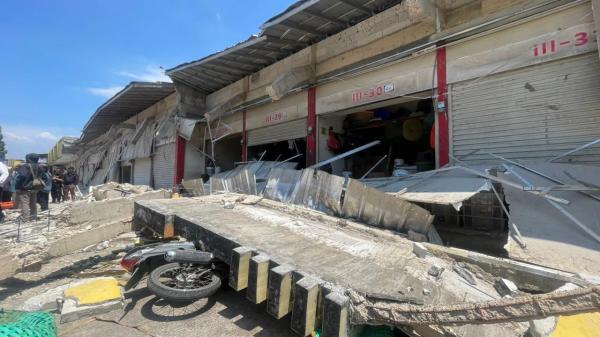 Polresta Bandung Selidiki Konstruksi Bangunan Pasca-Ambruknya Atap Pasar Soreang