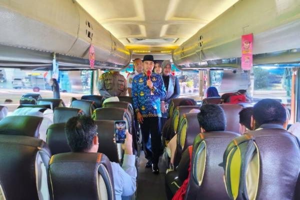 117 Warga Lumajang Ikuti Mudik Gratis ke Surabaya, Armada Bus Ditambah