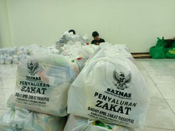 Baznas Probolinggo Gelontorkan Ribuan Paket Sembako, Prioritas Korban Terdampak Banjir