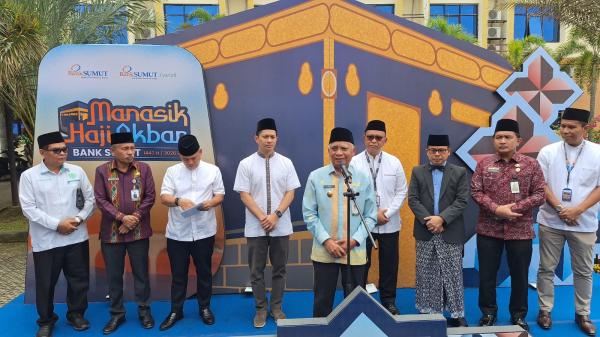 Komitmen Sejak 2006, Bank Sumut Dampingi 1.661 Jemaah Haji Melalui Manasik Akbar