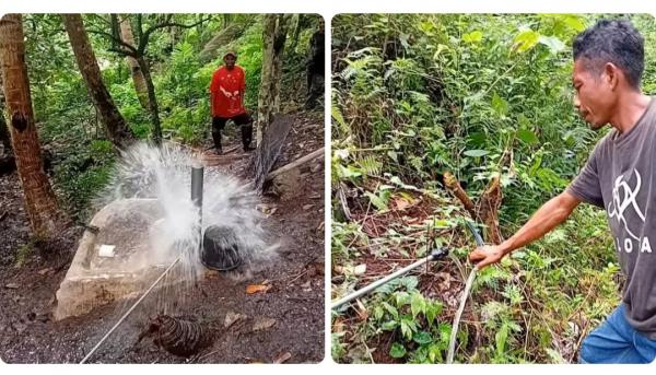 Penantian Panjang 55 Tahun, Akhirnya  Dusun Wokabelolon Adonara Akhirnya Bisa Nikmati Air Bersih