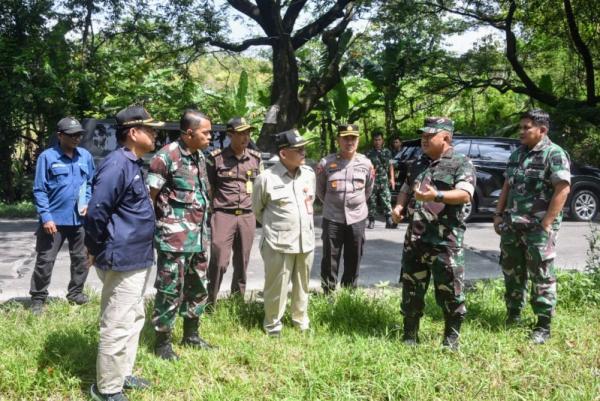 Danrem 073 Makutarama Tinjau Dua Alternatif Lokasi Prmbangunan Brigif TP di Geyer Grobogan