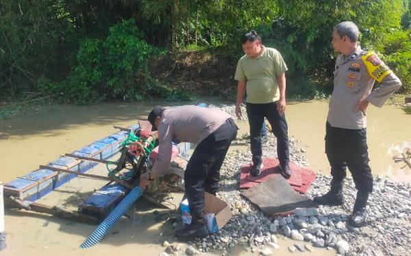 Petugas Tertibkan Penambangan Emas Ilegal di Kuansing, Pelaku Kabur