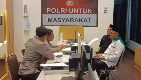 Didampingi Kuasa Hukum PAHAM, Ketua Gema MA Banten Laporkan Dugaan Penganiayaan ke Polda Banten